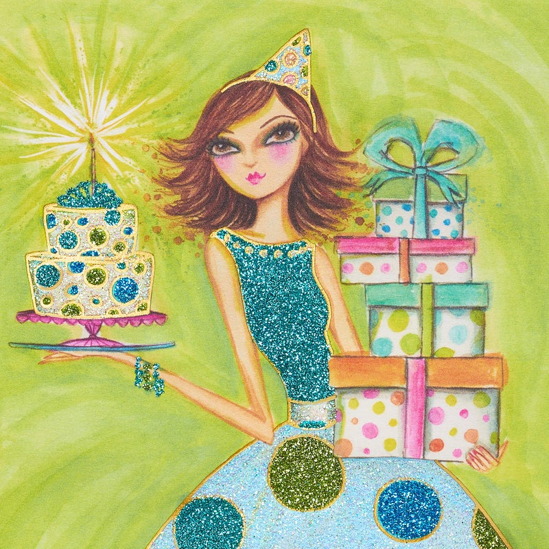 Papyrus Birthday Card for Her - Designed by Bella Pilar (Amazing Birthday Girl) - Image 3